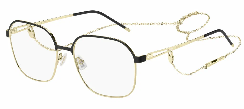 Женская оправа для очков Hugo Boss BOSS 1459 PEF, цвет: зеленый, квадратные, металл