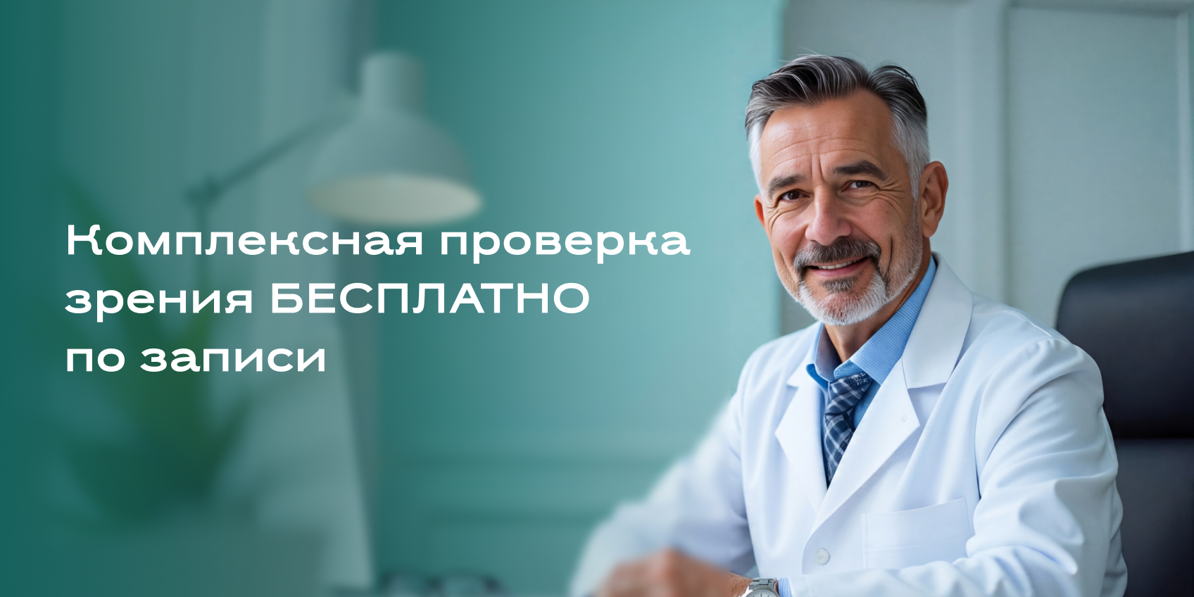 Комплексная проверка зрения бесплатно!