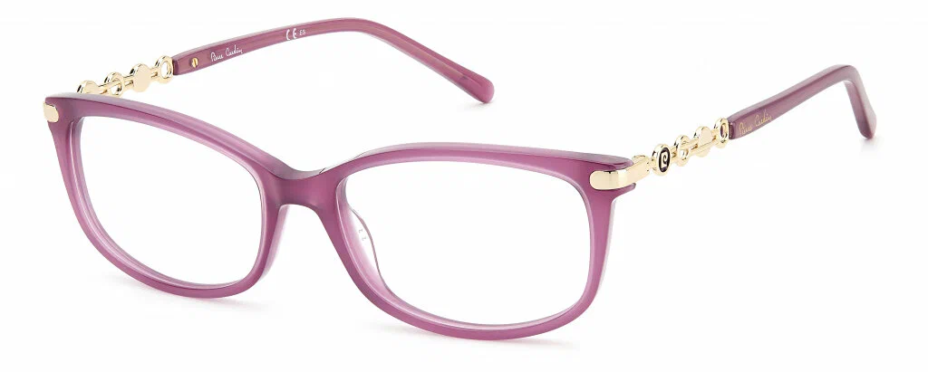 Женская оправа для очков Pierre Cardin P.C. 8510 B3V, цвет: фиолетовый, бабочка, ацетат