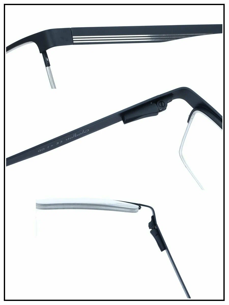 Готовые очки для зрения Glodiatr, мужские, с диоптриями -2.0, черный