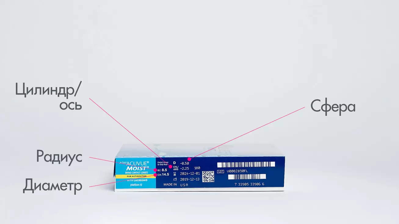 1 DAY ACUVUE MOIST for ASTIGMATISM (90 линз)