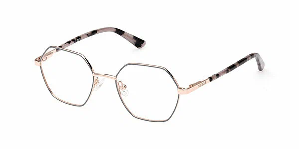 Женская оправа для очков Guess GU 8275 028, цвет: золотой, квадратные, металл